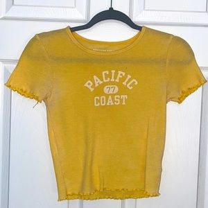 Crop top! Says Pacific coast